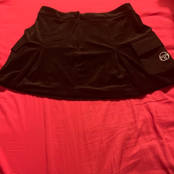 Sergio Tacchini Adele Velour Skirt - Picture 1 of 2